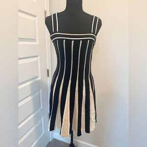 Ramy Brook Eloise Black and White Dress